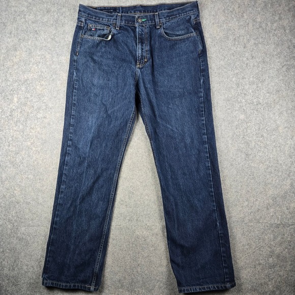 Tommy Hilfiger Other - Tommy Hilfiger Jeans Mens 36x32 Blue Straight Leg Denim Pants 90s Skater Grunge
